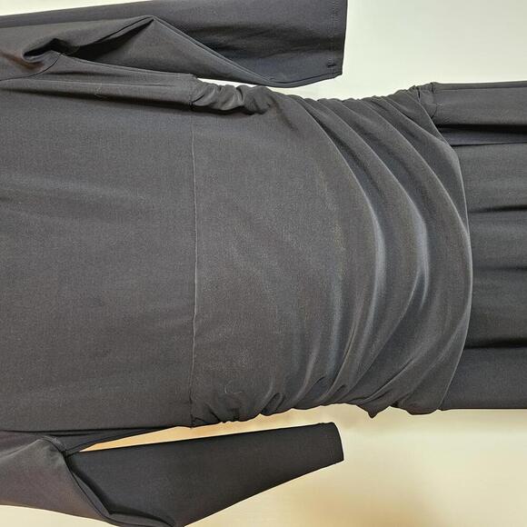 Rekucci Black Wrap Dress by Roberta - size 8 - Picture 6 of 8